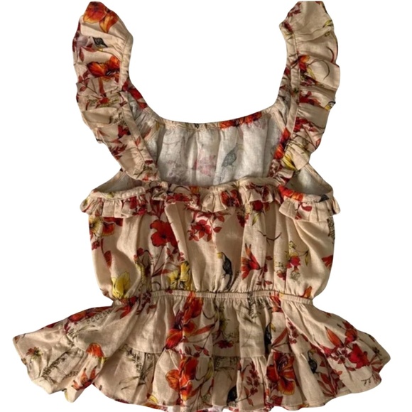 DRA Floral Ruffle Tank Top – Size XS - Picture 5 of 8